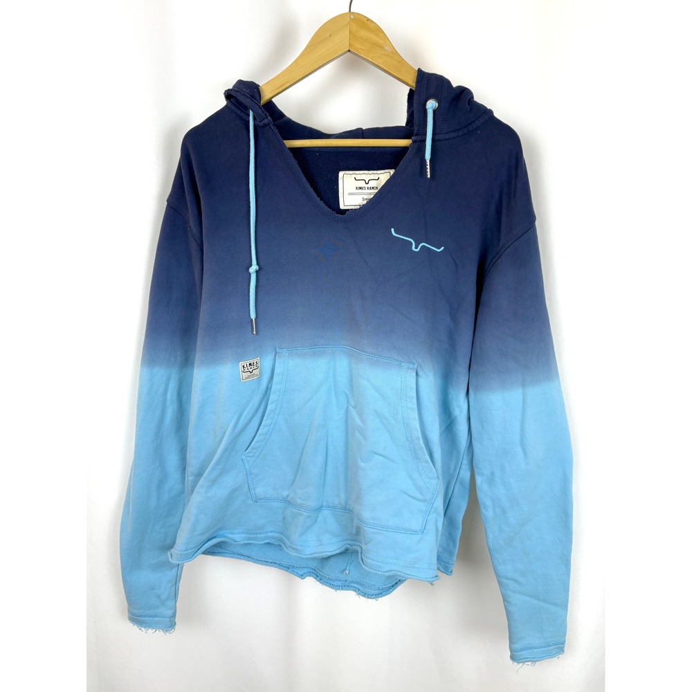 Kimes Ranch Cotton Western Cowgirl Ombre Hoodie Small